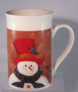 Brown Snowman (12oz) Mug