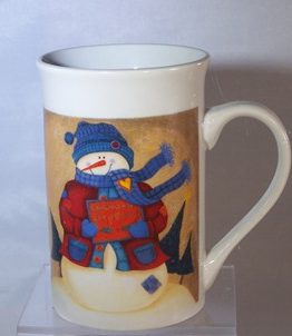 Tan Snowman (12oz) Mug